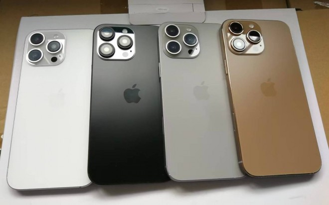 iPhone 16 Pro in White, Black, Grey and Gold