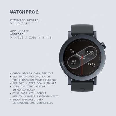 CMF Watch Pro 2 changelog (firmware v1.0.0.51)