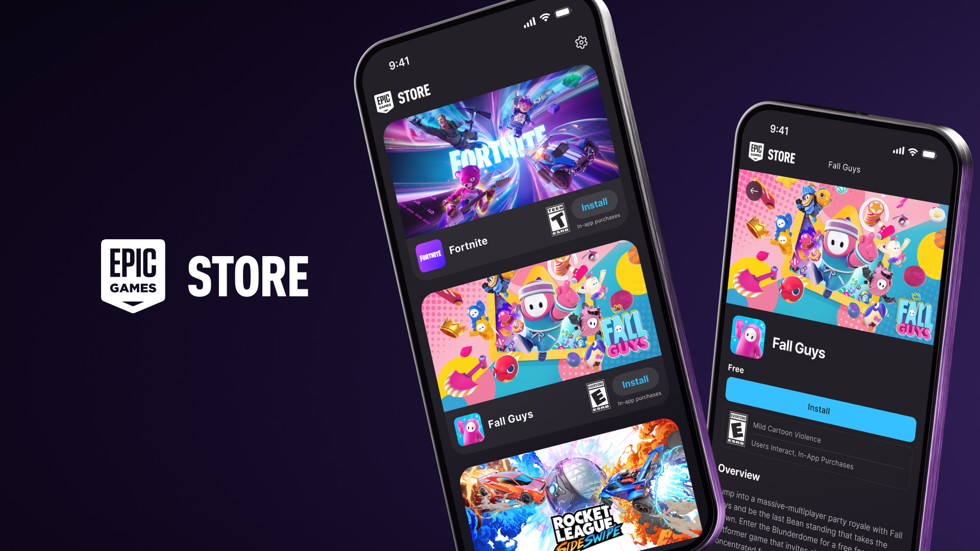 Epic Games Store launches on mobile