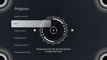 Focus and keystone adjustments - Formovie Cinema Edge review