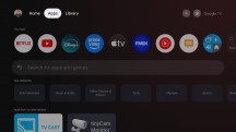 Google TV UI - Formovie Cinema Edge review