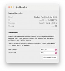 Geekbench AI for Windows and macOS