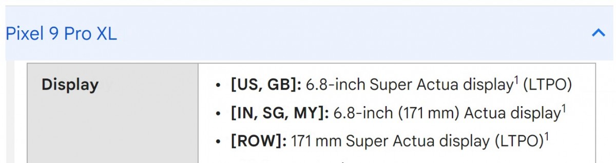 Pixel 9 Pro and 9 Pro XL phones sold in India, Malaysia and Singapore may lack LTPO displays