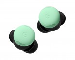 Google Pixel Buds Pro 2 in Wintergreen (left) and Peony (right)