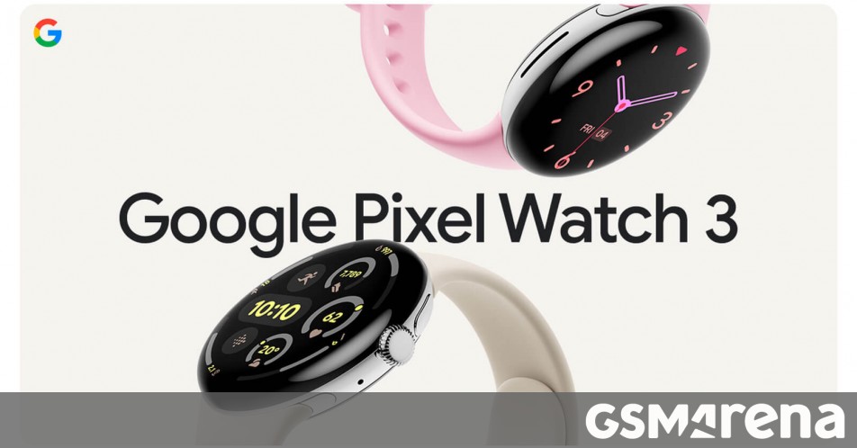 Google Pixel Watch 3 Official: Two Sizes, UWB and Bluetooth LE Audio