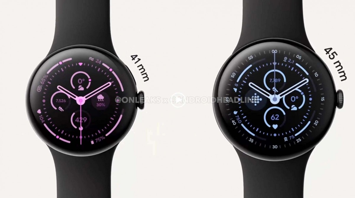 Video promo Google Pixel Watch 3 yang bocor mengonfirmasi model 45mm yang lebih besar