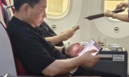 Huawei Chairman Richard Yu spotted using a tri-folding device