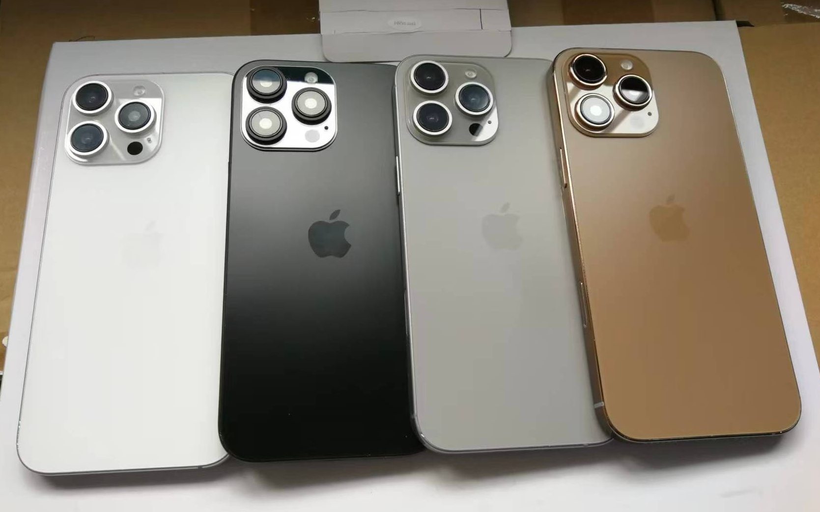 iPhone 16 Pro Max dummies leak again, this time showing the mysterious fourth color