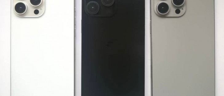 Here's the iPhone 16 Pro Max in three colors