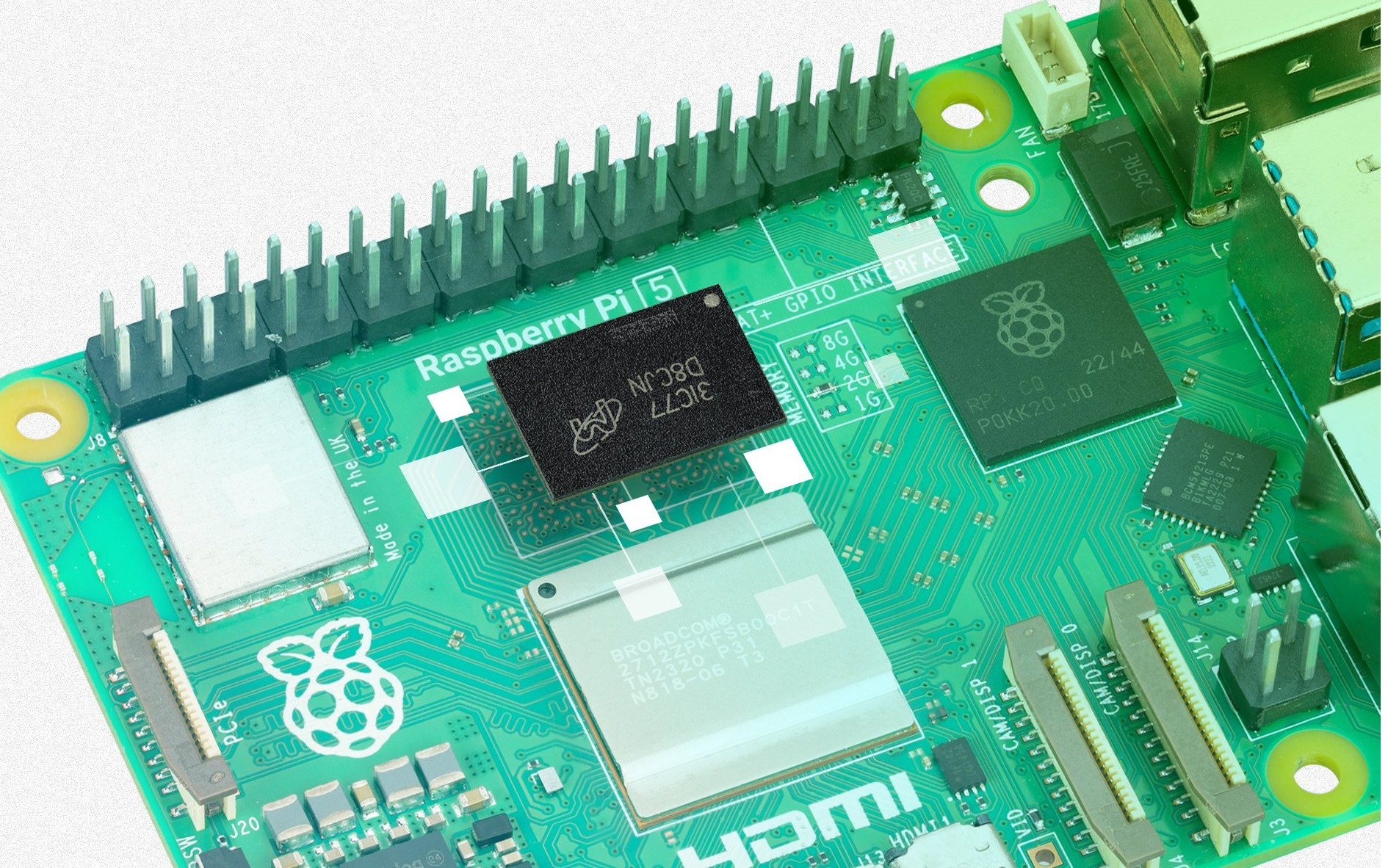 Более дешевый Raspberry Pi 5 с памятью 2 ГБ будет стоить 50 долларов