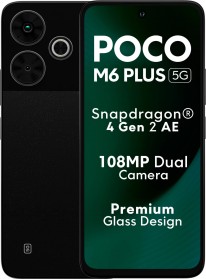 Poco M6 Plus in Misty Lavender, Ice Silver and Graphite Black