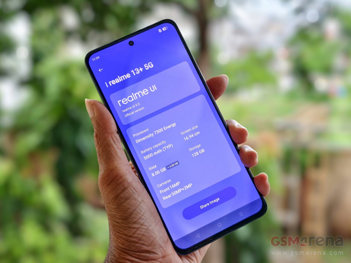 First look of Realme 13+