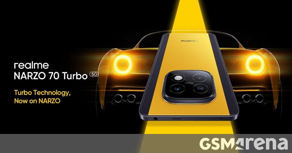 Realme Narzo 70 Turbo teased with Motorsport design