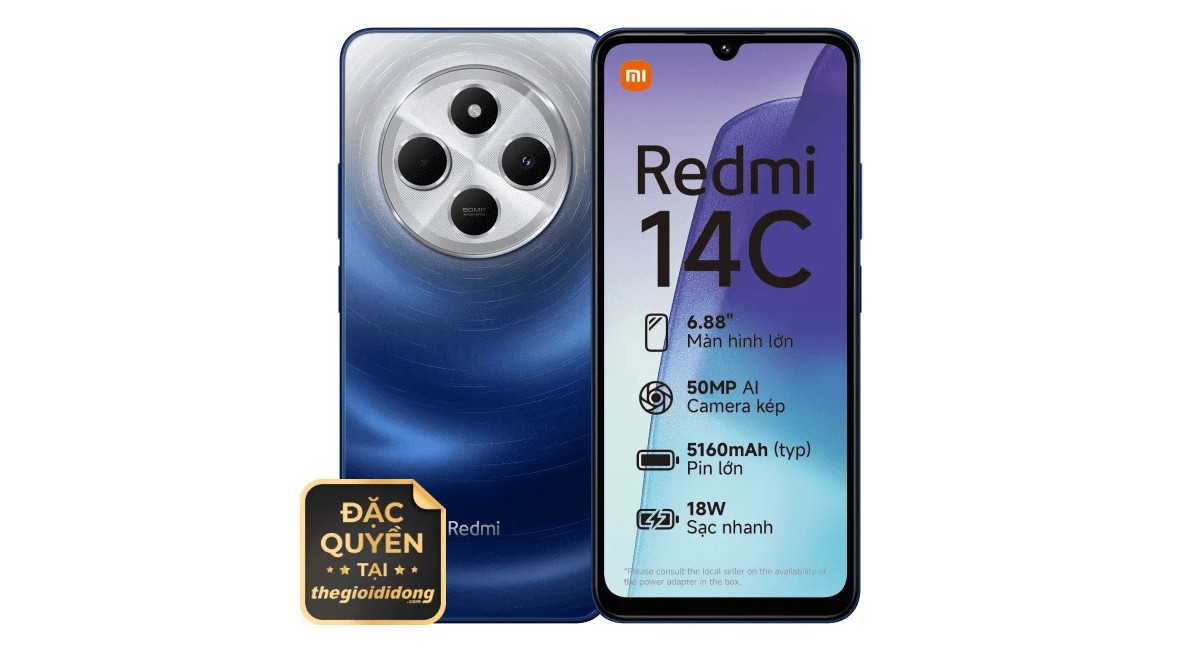 Redmi 14C попал в преждевременный список розничных продавцов, вот он во всех трех цветах