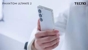 Tecno Phantom Ultimate 2 folded and unfolded