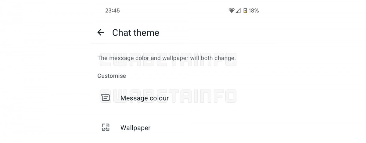 WhatsApp is preparing to add chat themes