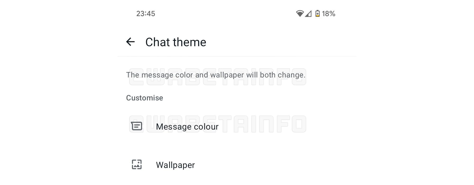 WhatsApp is preparing to add chat themes