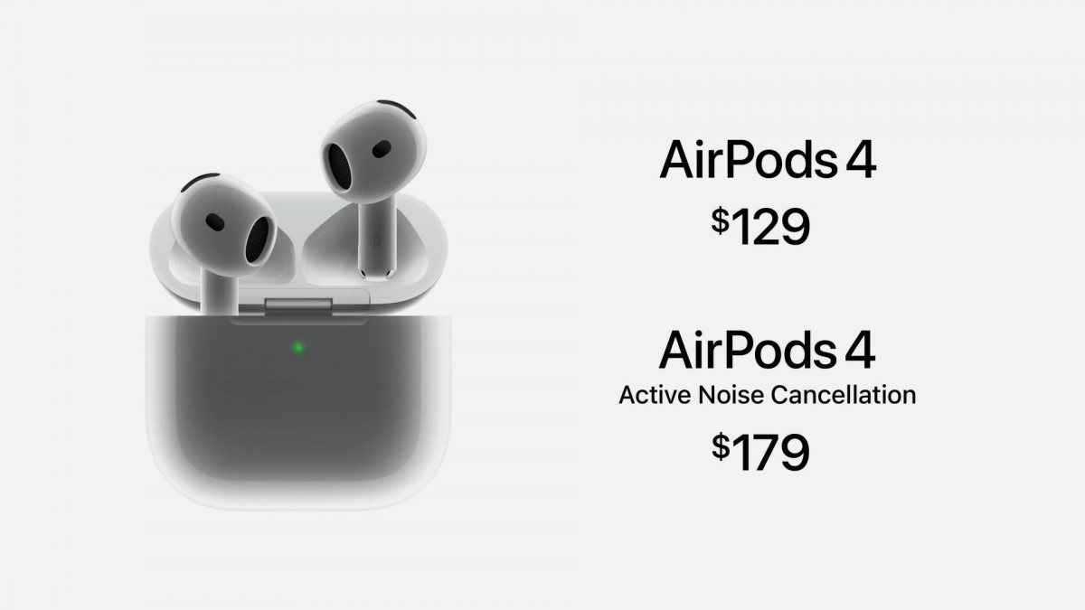 Apple introduces the new AirPods 4 with ANC and tons of new features