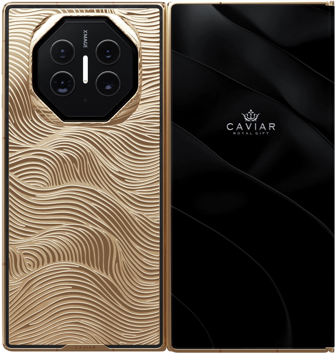 Caviar announces custom Huawei Mate XT Ultimate covered with 24k gold, costs over $14k