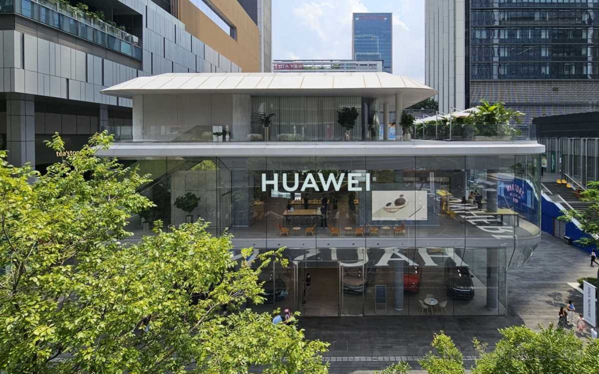 Huawei flagship store in Shenzhen, China