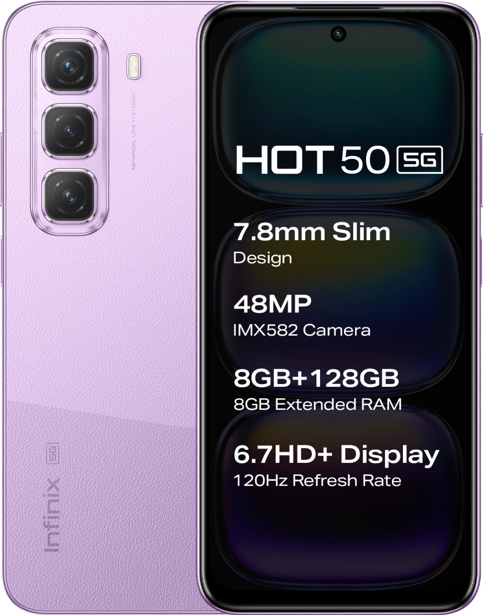 Infinix Hot 50 дебютирует с Dimensity 6300 и основной камерой на 50 МП