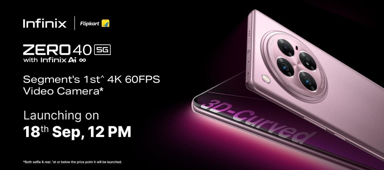 Infinix Zero 40 5G's India launch date revealed