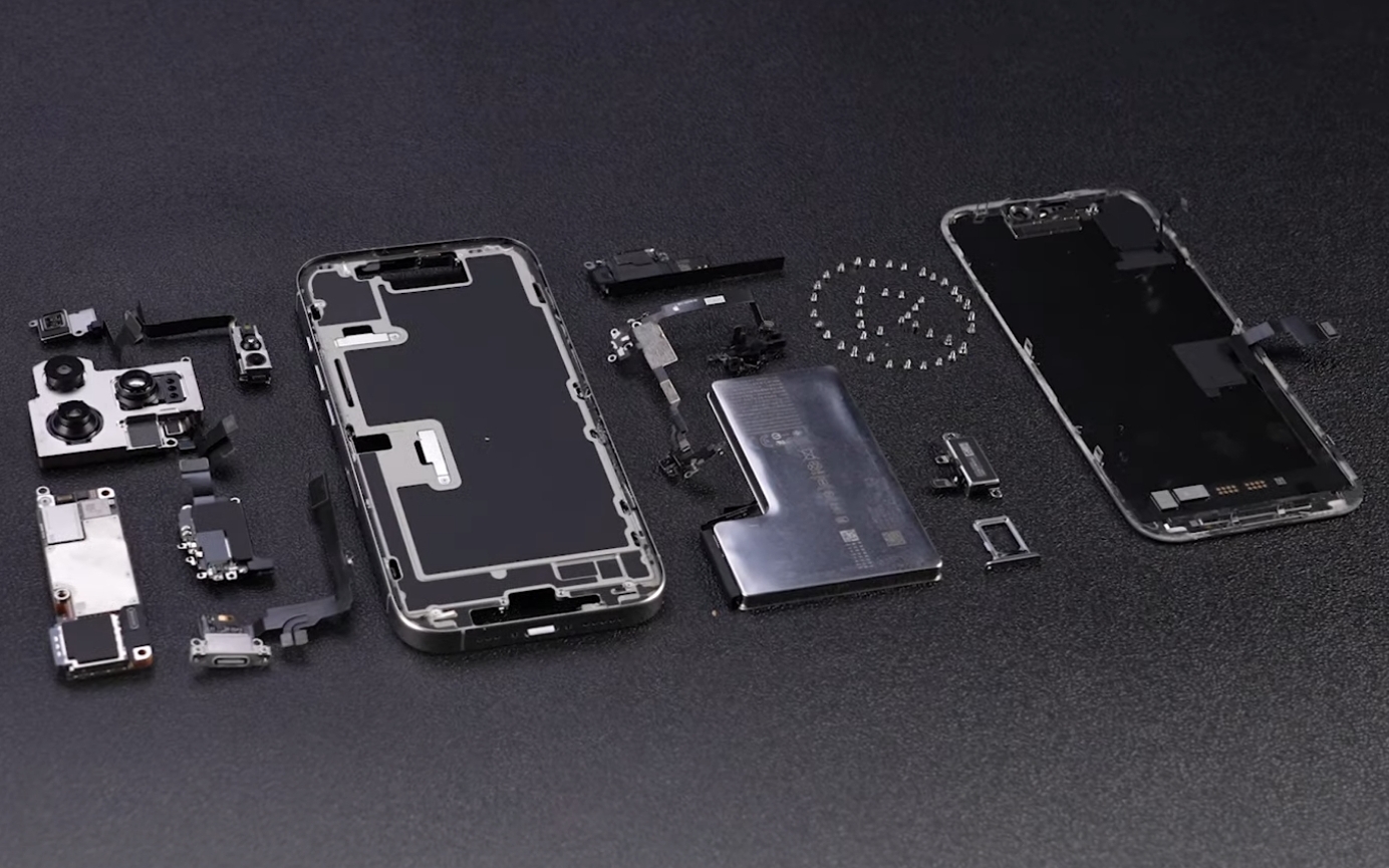 Here's the first iPhone 16 Pro video teardown