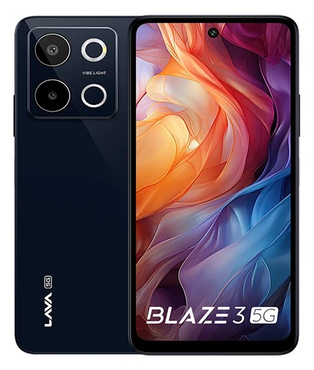 Lava Blaze 3 5G unveiled with Dimensity 6300 chipset, Vibe Light