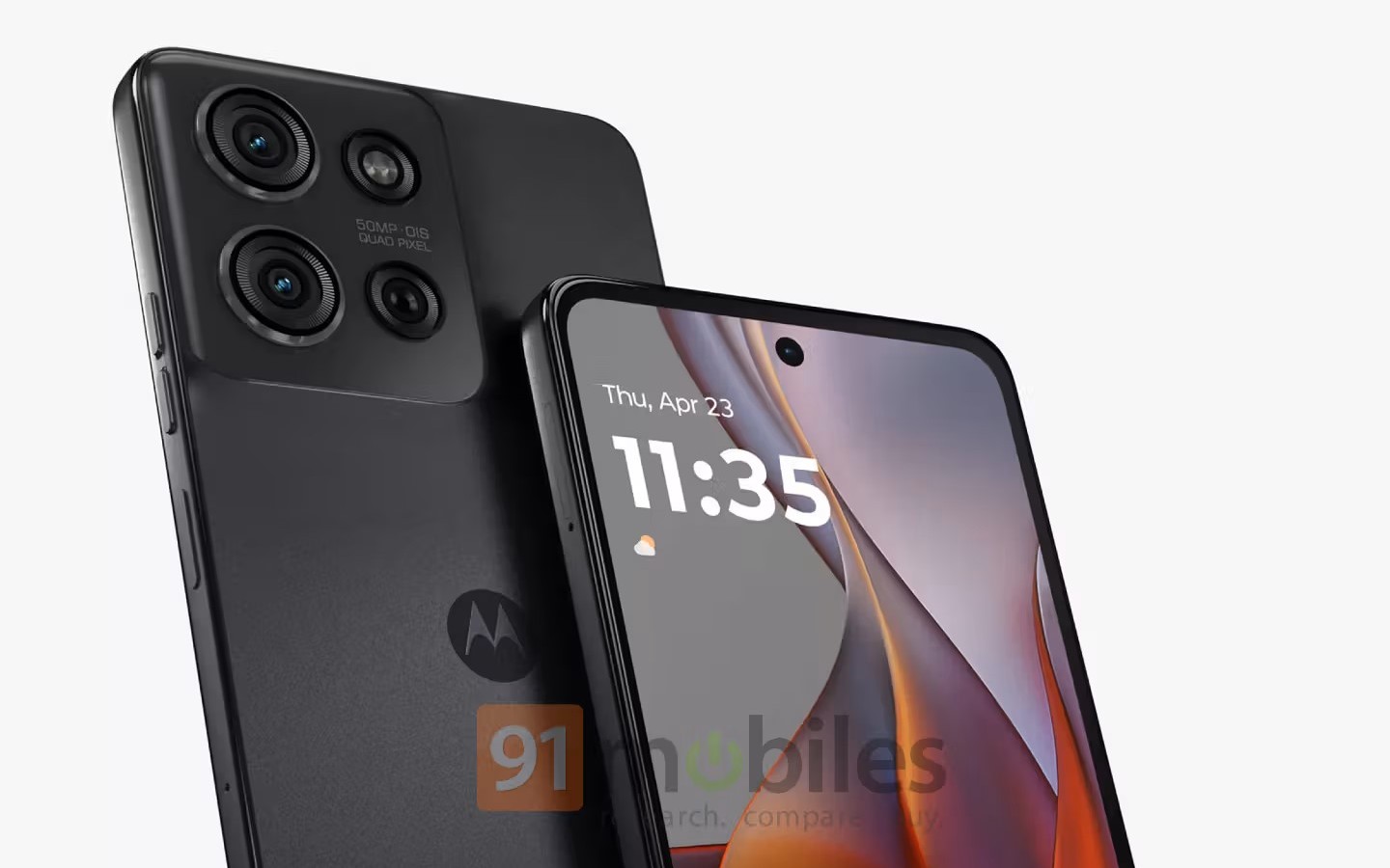 Moto G75 leaks in two colors