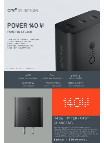 CMF Power 140W listing on Flipkart