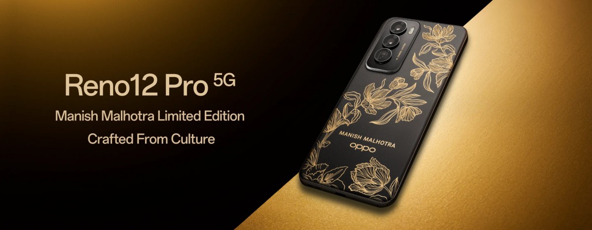 Oppo Reno12 Pro Manish Malhotra Limited Edition در هند عرضه شد