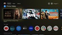 Google TV interface - Rayneo Air 2s review