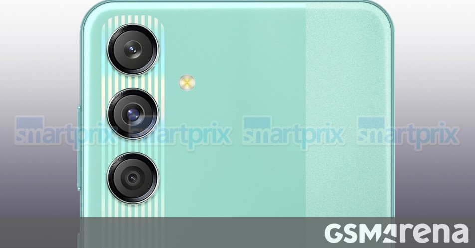 Leaked renders of the Samsung Galaxy M55 show a unique design