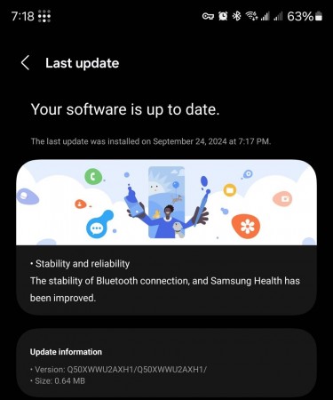 Samsung Galaxy Ring receives its first software update