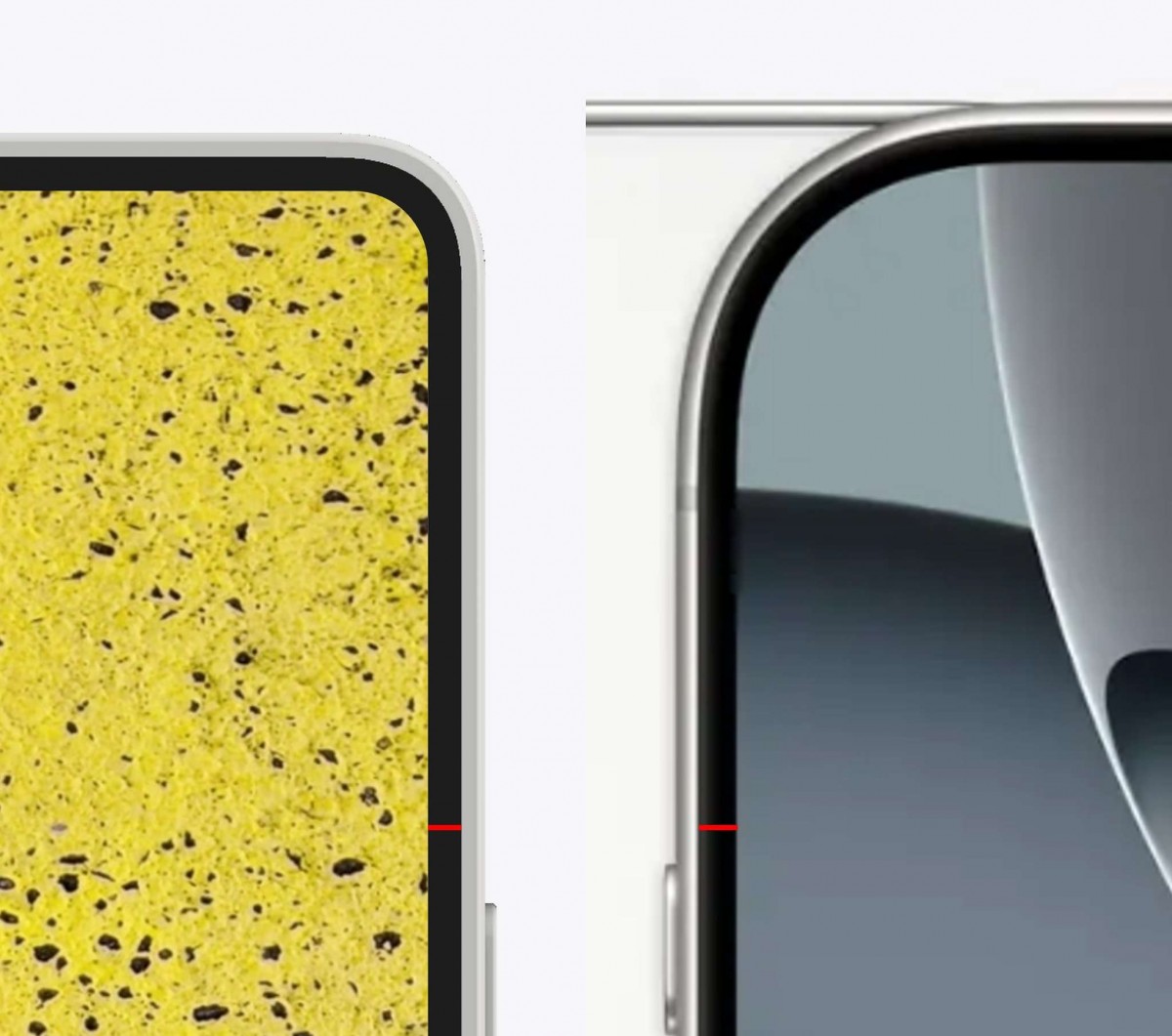 A game of milimeters - Galaxy S25 Ultra has thinner bezels than iPhone 16 Pro Max