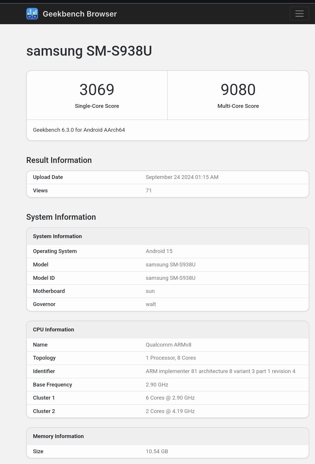 Samsung Galaxy S25 Ultra протестирован на базе Snapdragon 8 Gen 4