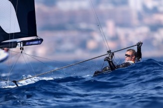 Samsung Galaxy S24 Ultra placed on the bow of Team Great Britain’s boat; installed on Team New Zealand boat during competition