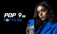 Tecno Pop 9 5G arrives with Dimensity 6300, 120Hz screen, and 48MP camera