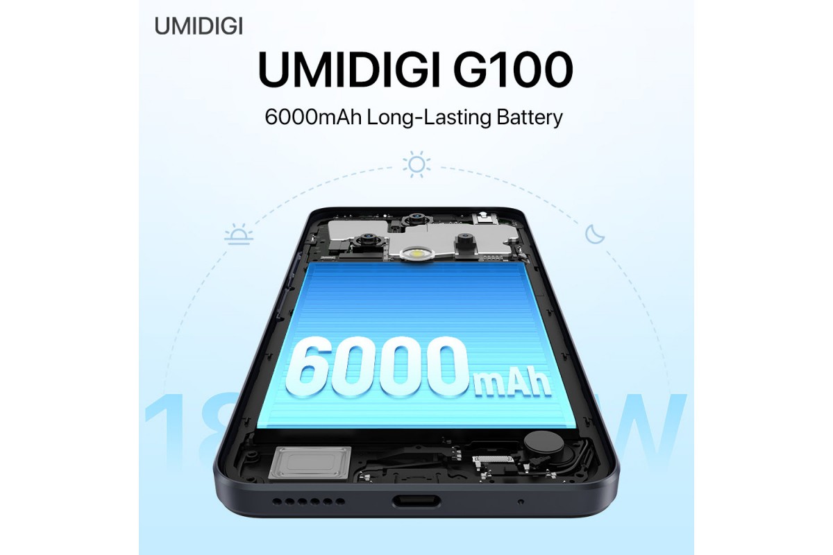 Umidigi G100 is official with 50 MP main camera, 6,000 mAh battery