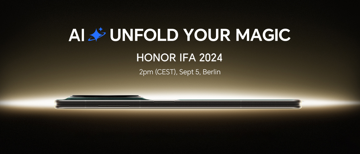 Смотрите мероприятие Honor IFA 24 в прямом эфире здесь