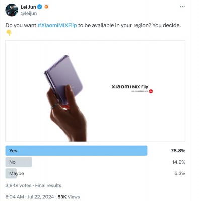 小米 Mix Flip 將於本月晚些時候全球上市