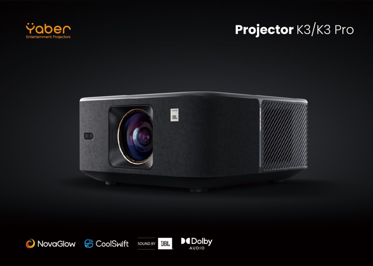 The new Yaber K3 smart projector beams a bright 1,600 lumen picture, has dual 15W JBL speakers