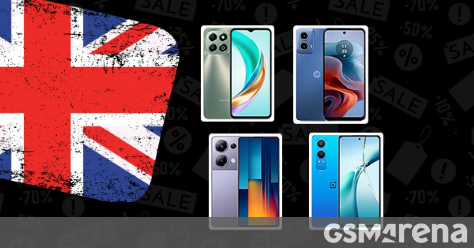 Offers: budget options from Honor, Poco, Motorola and OnePlus