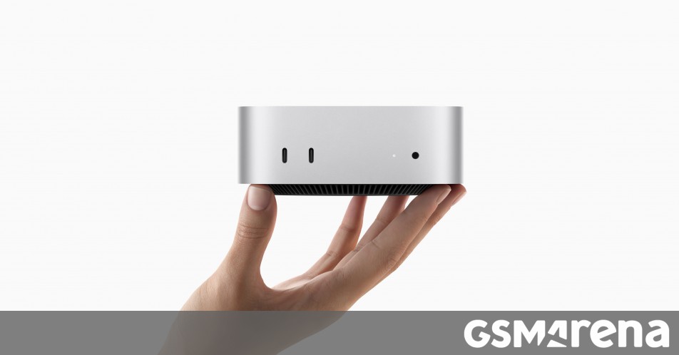 Mac mini gets revamped design, M4 chips