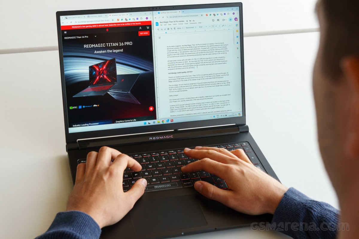 Red Magic Titan 16 Pro review