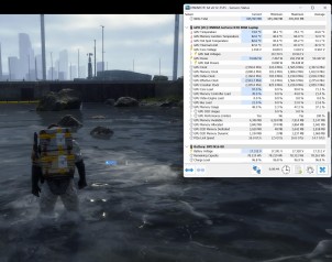 Titan 16 Pro FPS and GPU performance during gaming test