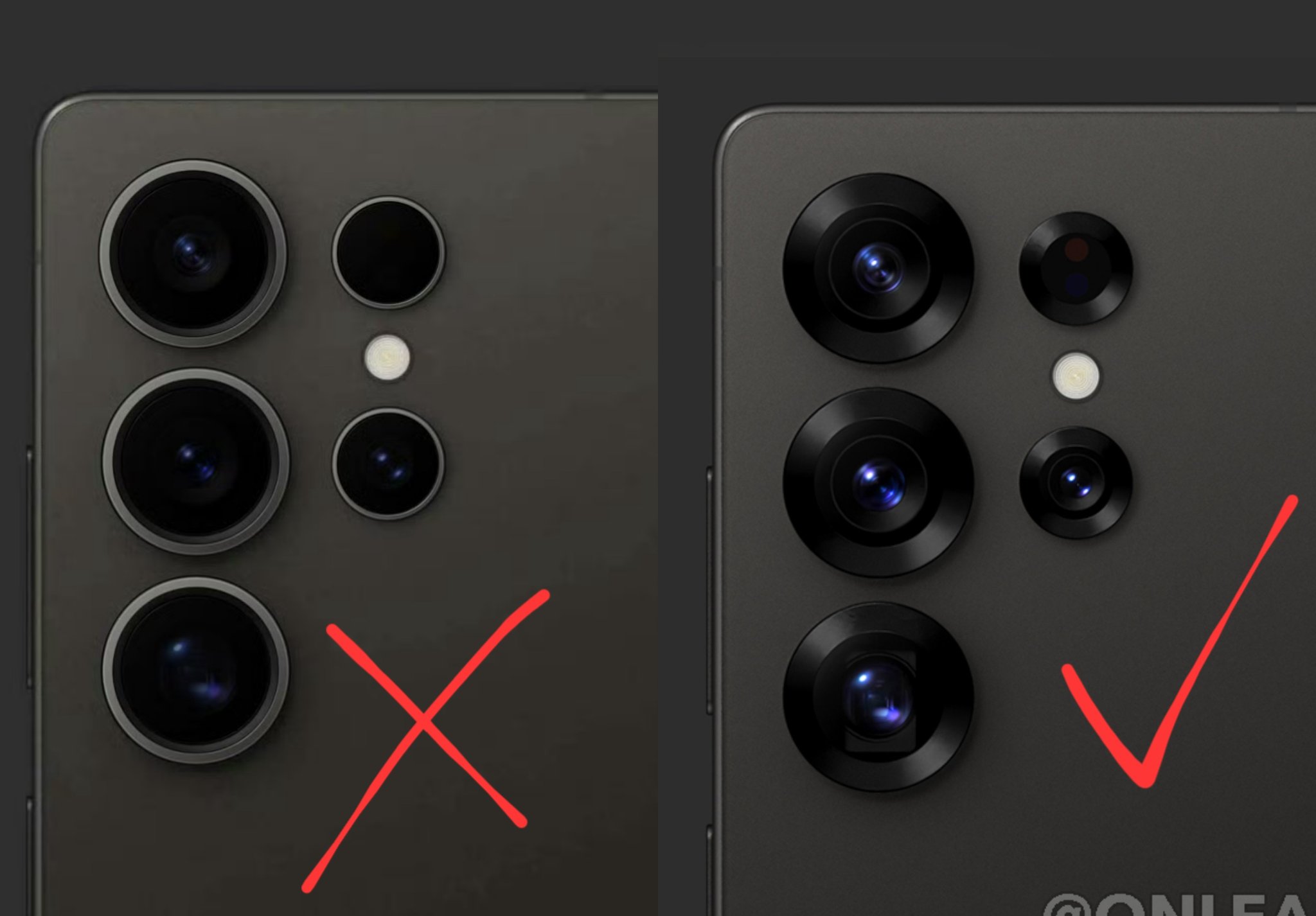 The Galaxy S25 Ultra will have a new look for its camera lenses, but not a new layout