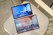 The Galaxy tab S10 Ultra next to the S10+