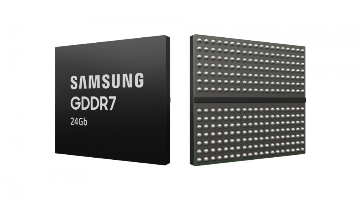 Samsung develops 24 GB GDDR7 DRAM, production starts in 2025