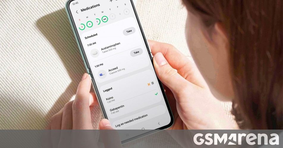 Samsung Health app update lets you view your medical records, track your medications and food